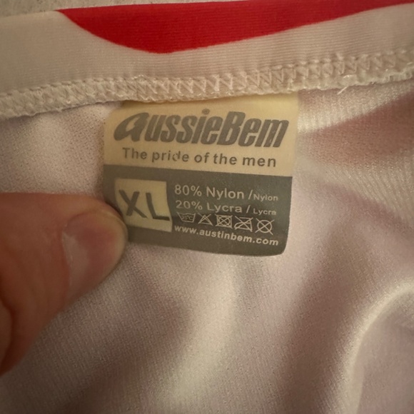 Aussiebum Square Cut Swimsuit XL Gently worn 80% nylon/20% spandex Fully lined - Picture 5 of 6